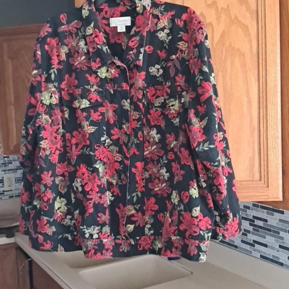 CJ BANKS WOMENS BLAZER JACKET SIZE 2X